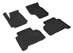 Коврики в салон резиновые с бортом для Volkswagen Amarok 2010-2020
