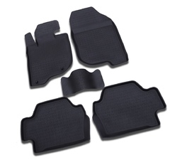 Коврики в салон резиновые с бортом для Mitsubishi Pajero Sport ll 2008-2013