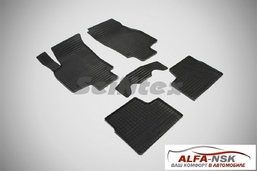 Коврики в салон резиновые сетка для Opel Astra H (5d, 3d, Wagon) 2004-2010