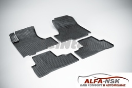 Коврики в салон резиновые сетка для Honda CR-V III 2007-2012