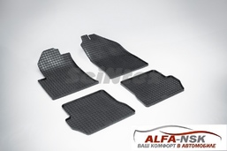 Коврики в салон резиновые сетка для Ford Fiesta 2001-2008