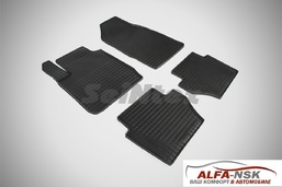 Коврики в салон резиновые сетка для Ford Fiesta IV 2008-2015