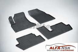 Коврики в салон резиновые сетка для Citroen C4 Picasso 2007-2013