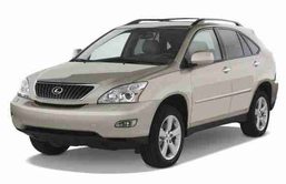 3D коврики в салон из экокожи для Lexus RX II (XU30)  2003-2009