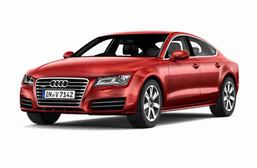 3D коврики в салон из экокожи для Audi A7 I (4G)  2010-2017