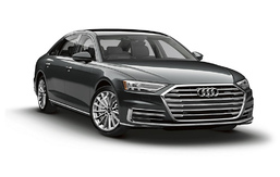3D коврики в салон из экокожи для Audi A8 IV (D5) 2017-н.в.