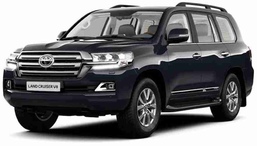 3D коврики в салон из экокожи для Toyota Land Cruiser XI (J200 ) 2015-2021