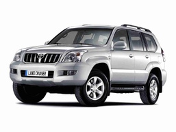 3D коврики в салон из экокожи для Toyota Land Cruiser Prado III (J120) 2002-2009
