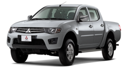 3D коврики в салон из экокожи для Mitsubishi L 200 2006-2015