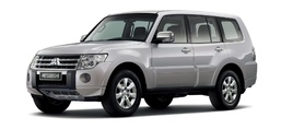 3D коврики в салон из экокожи для Mitsubishi Pajero V90 2007-2015