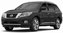 3D коврики в салон из экокожи для Nissan Pathfinder IV (R52) 2014-2017