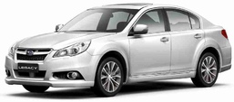 3D коврики в салон из экокожи для Subaru Legacy V седан (BM) 2009-2015