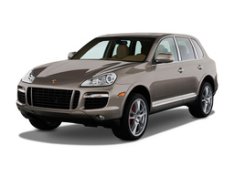 3D коврики в салон из экокожи для Porsche Cayenne I (955, 957)  2003-2010
