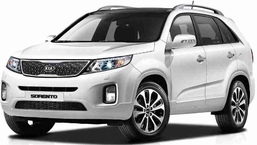 3D коврики в салон из экокожи для Kia Sorento (XM rest.) 2012-2020