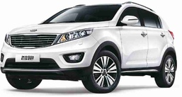 3D коврики в салон из экокожи для Kia Sportage III (SL) 2010-2014