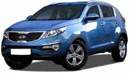 3D коврики в салон из экокожи для Kia Sportage III (SL) 2014-2016