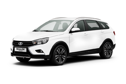 3D коврики в салон из экокожи для Lada Vesta SW cross 2018-н.в