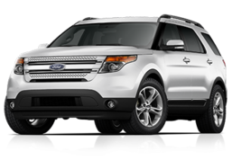 3D коврики в салон из экокожи для Ford Explorer V до рестайлинга (U502 5 мест) 2011-2016