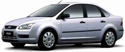 3D коврики в салон из экокожи для Ford Focus II седан 2004-2011