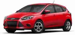 3D коврики в салон из экокожи для Ford Focus III хэтчбек 2011-2015
