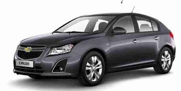 3D коврики в салон из экокожи для Chevrolet Cruze I хэтчбек (J300) (Шевроле Круз) 2008-2015