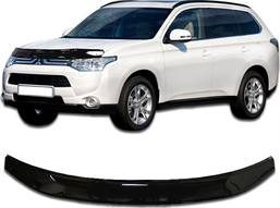 Дефлектор капота Mitsubishi Outlander 2012-2016