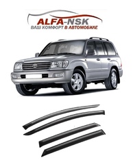 Дефлекторы окон для Toyota Land Cruiser (J100) 1997-2007