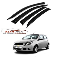 Дефлекторы окон Chevrolet Aveo hb 2006-2012 г