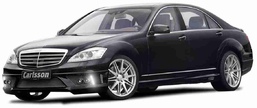 3D коврики в салон из экокожи для Mercedes-Benz S-Class W221 2005-2013
