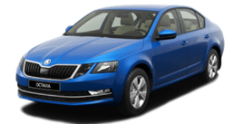 3D коврики в салон из экокожи для Skoda Octavia A7 2017-2020
