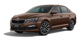 3D коврики в салон из экокожи для Skoda Rapid 2020-н.в.