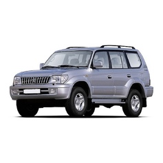 3D коврики в салон из экокожи для  Toyota Land Cruiser Prado (J95) 1996-2002