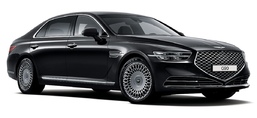 3D коврики в салон из экокожи для Genesis G90 R 2019-н.в.