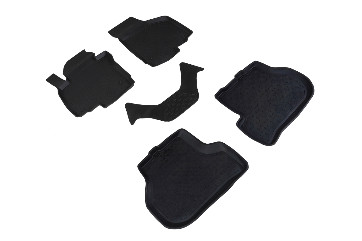 Коврики в салон резиновые с бортом для Skoda Yeti 2014-2018 Коврики в салон резиновые с бортом для Skoda Yeti 2014-2018