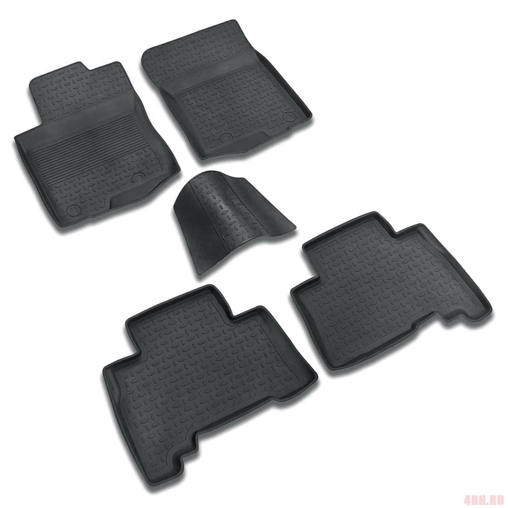 Коврики в салон резиновые с бортом для Toyota Land Cruiser Prado (J150) 2013-2017 Коврики в салон резиновые с бортом для Toyota Land Cruiser Prado (J150) 2013-2017