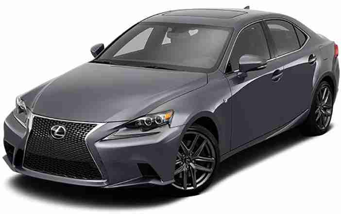 3D коврики в салон из экокожи для Lexus IS III седан (XE30) (Лексус ИС) 2013-2016