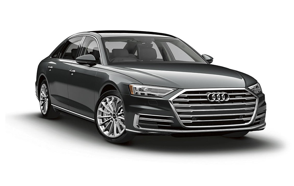 3D коврики в салон из экокожи для Audi A8 IV (D5) 2017-н.в.