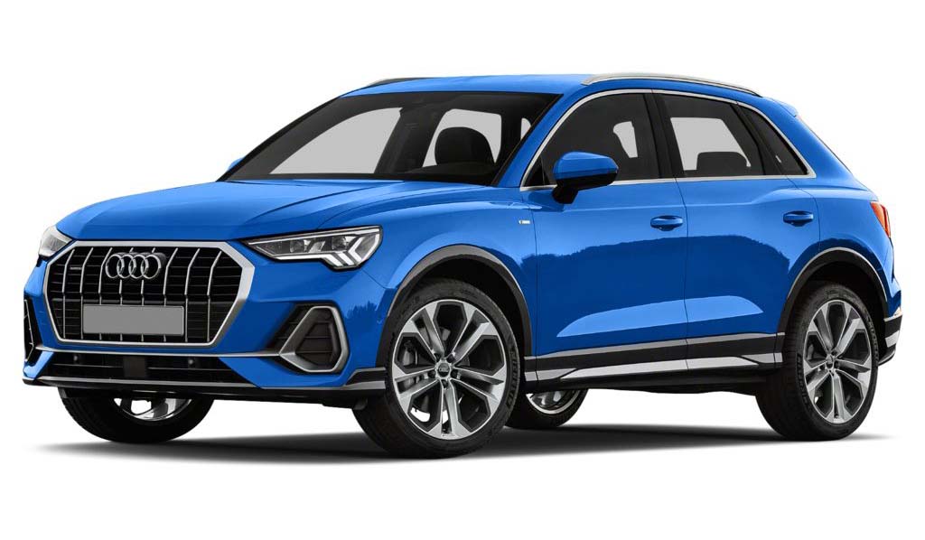 3D коврики в салон из экокожи для Audi Q3 Il (F3) 2018-н.в