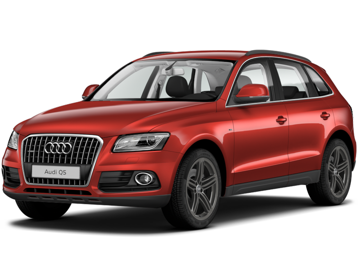 3D коврики в салон из экокожи для Audi Q5 (8R) 2008-2016