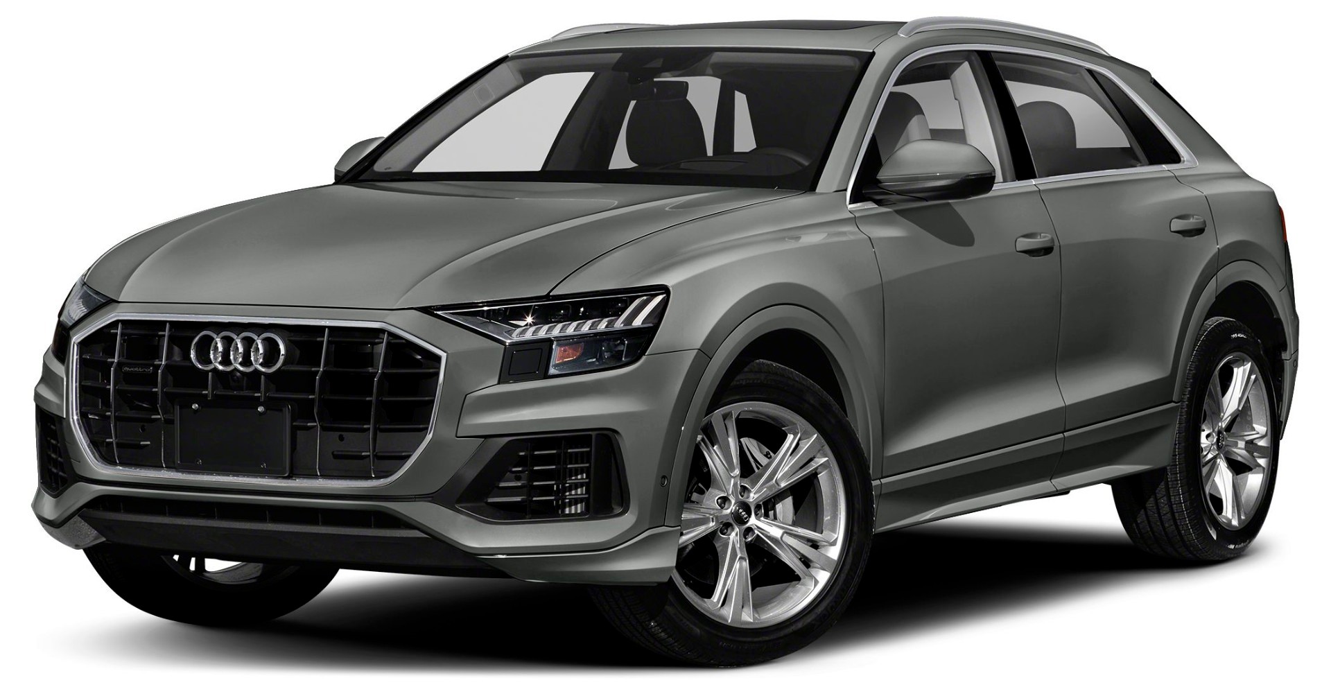 3D коврики в салон из экокожи для Audi Q8 2018-н.в.