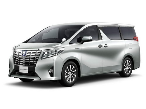 3D коврики в салон из экокожи для Toyota Alphard  2015-н.в.