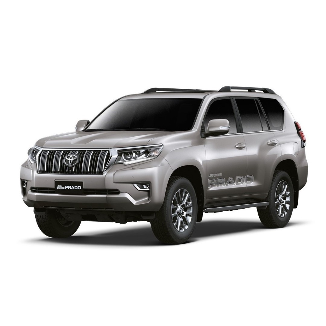 3D коврики в салон из экокожи для Toyota Land Cruiser Prado IV (J150 ) 2017- 2024