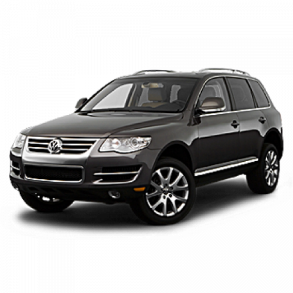 3D коврики в салон из экокожи для Volkswagen Touareg I (GP) 2002-2010