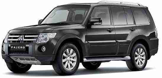 3D коврики в салон из экокожи для Mitsubishi Pajero V90 2015-н.в.