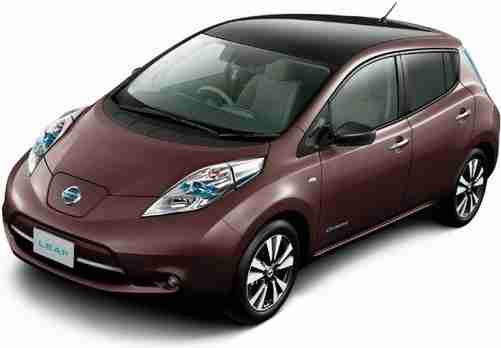 3D коврики в салон из экокожи для Nissan Leaf I (AZE0) 2012-2017