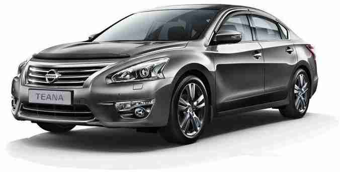 3D коврики в салон из экокожи для Nissan Teana III (L33) (Ниссан Теана Л33) 2014-2016