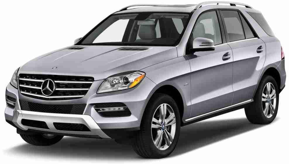 3D коврики в салон из экокожи для Mercedes-Benz M III (W166) 2011-2015
