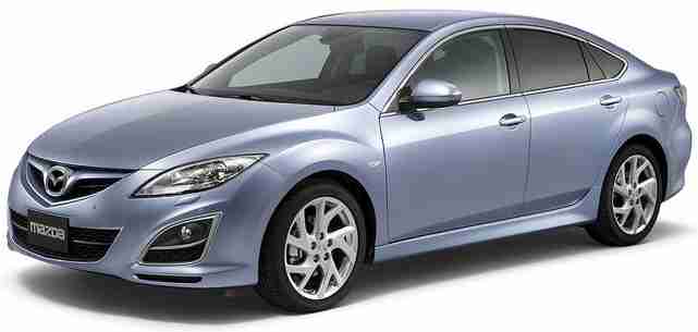 3D коврики в салон из экокожи для Mazda 6 sedan (GH) 2008-2012