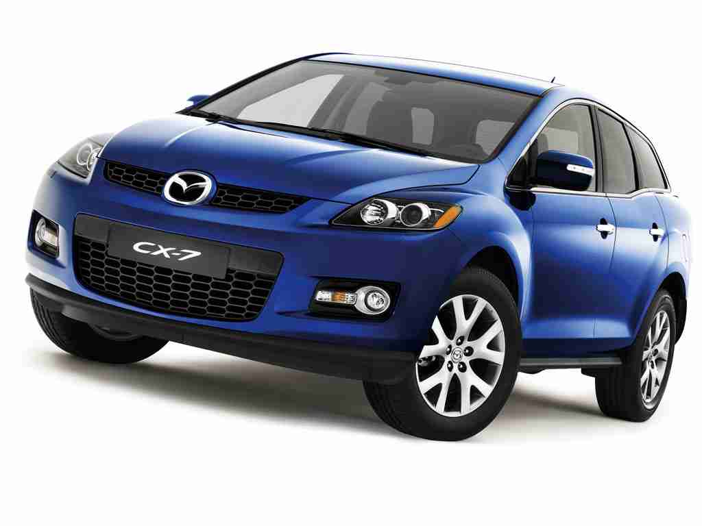 3D коврики в салон из экокожи для Mazda CX7 2006-2012