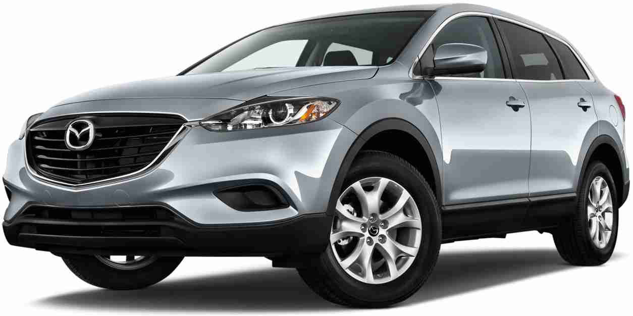 3D коврики в салон из экокожи для Mazda CX-9 2008-2016